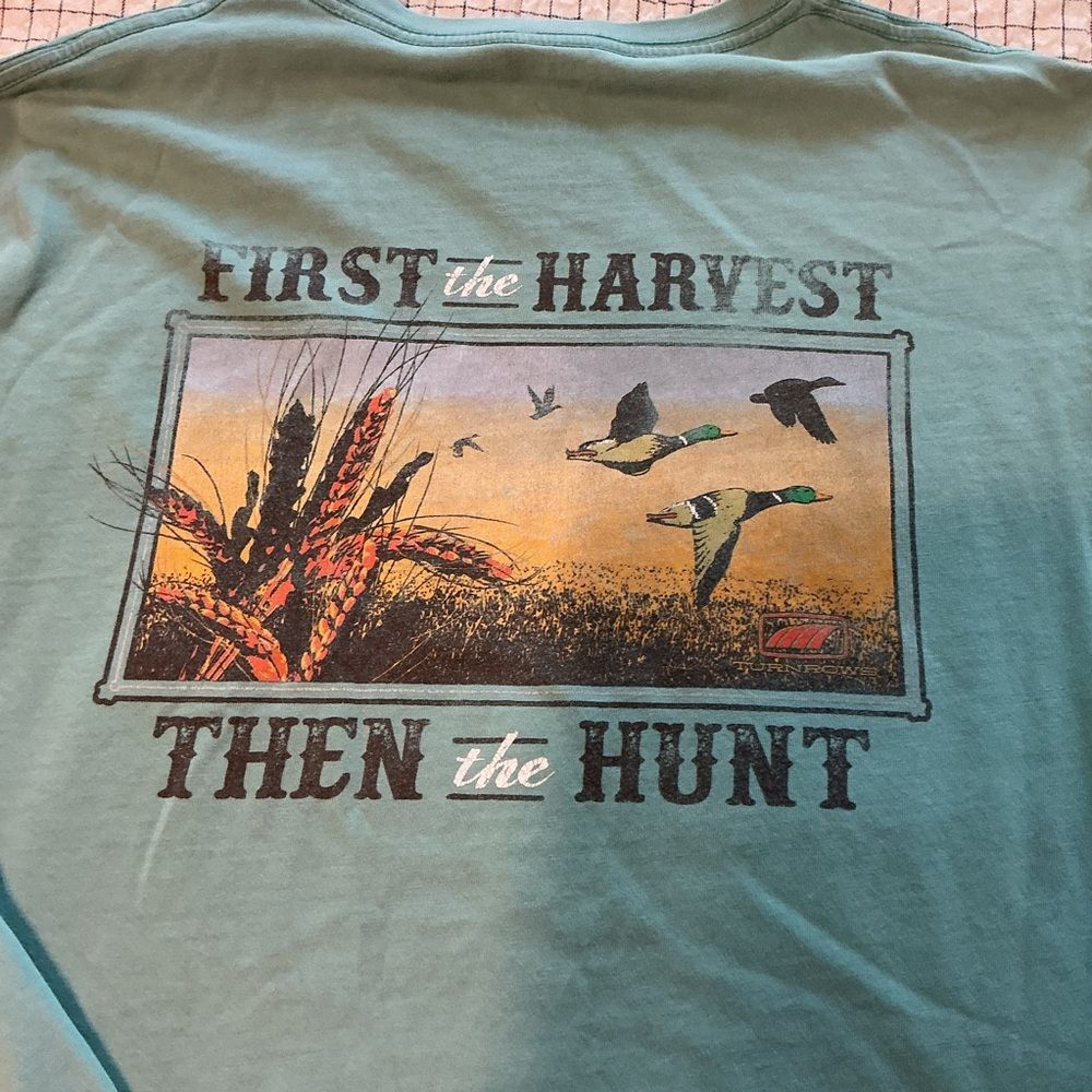 The Foundry Supply Co. Men's Teal Long Sleeve Tee Medium